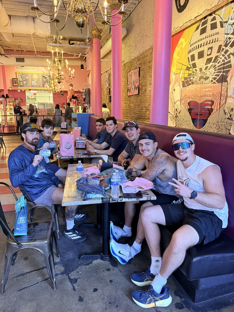 Running marathons together